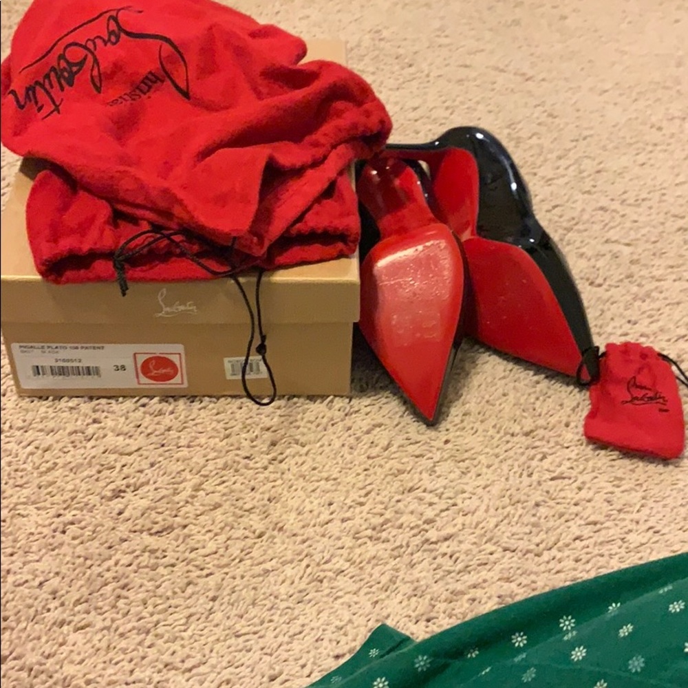 Pigalle plato patent leather Christian louboutin